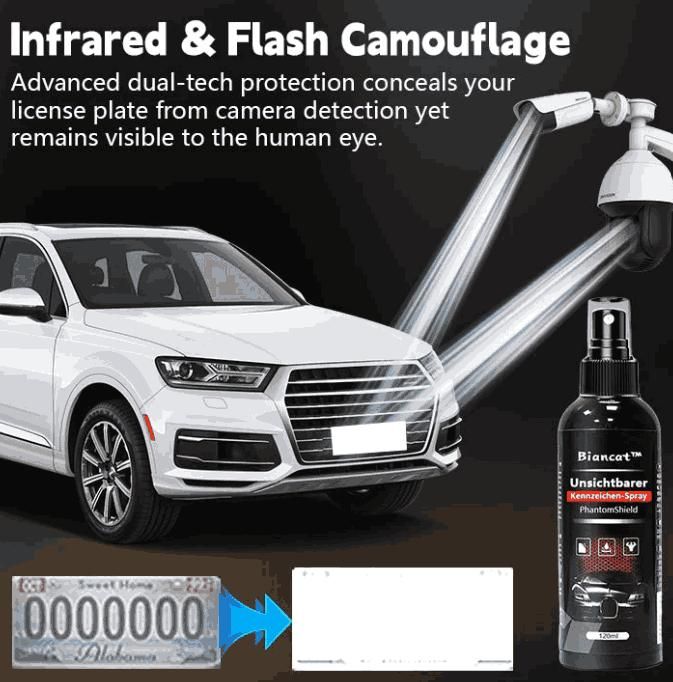 120ML Hide Number Plate from Camera Spray